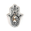 Porcelain Hamsa Hand  Jewelry Tray PW-WG44C07-01-2