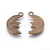 Alloy Finding Pendants X-EDD011Y-AB-1