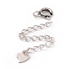 925 Sterling Silver Chain Extenders STER-D036-38AS-2