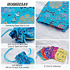 HOBBIESAY 12Pcs 6 Colors Silk Packing Pouches ABAG-HY0001-03-4