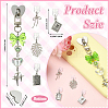 5Pcs PVC Mobile Dustproof Plugs and Iron Cell Phone Holder Stand HJEW-SW00384-2