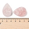 Natural Rose Quartz Cabochons G-K338-40C-02-3