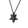 Star Stainless Steel Pendant Necklace PW-WG9E3BB-03-1