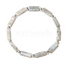 Natural Labradorite Beads Stretch Bracelets for Men BC6173-6-1