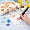 20Pcs 10 Colors Adhesive Wax Seal Stickers DIY-TA0003-46-5