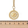 304 Stainless Steel Pendant Necklaces for Women NJEW-S435-02G-A-5