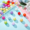   50Pcs Imitation Jade Acrylic Beads JACR-PH0001-01-5