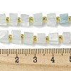 Natural Aquamarine Beads Strands G-G053-B10-01D-5