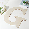 Letter Unfinished MDF Sheets WOOD-WH20012-008G-3