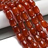 Natural Banded Agate/Striped Agate Beads Strands G-A223-D12-01B-2