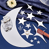 Star Acrylic Mirror Wall Stickers DIY-PH0017-37B-5