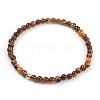 Natural Tiger Eye Stretch Bracelets BJEW-JB03797-04-1