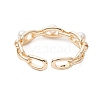 Brass Cuff Rings for Women RJEW-JR00810-4