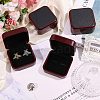 Plastic & PU Leather Jewelry Cufflink Boxes CON-WH0117-14A-5