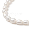 Natural Pearl Beaded Necklaces for Women NJEW-JN04107-01-4