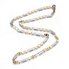 304 Stainless Steel Mariner Link Chain Necklaces X-NJEW-F261-12GP-1