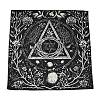 Polyester Peach Skin Tarot Tablecloth for Divination AJEW-D061-01C-1