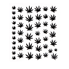 3D Black Transfer Stickers Decals MRMJ-R090-59-DP3221-1