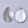 Black Lip Shell Pendants SSHEL-S251-35C-2