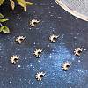 Beebeecraft 8Pcs Brass Micro Pave Clear Cubic Zirconia Charms KK-BBC0003-72-4