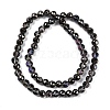 Transparent Electroplate Glass Beads Strands X-EGLA-N002-34C-C21-2