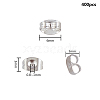 Unicraftale 304 Stainless Steel Ear Nuts STAS-UN0001-80-4