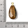 Natural Tiger Eye Pendants G-C282-02H-3