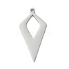 Non-Tarnish 304 Stainless Steel Pendants STAS-B056-24P-01-1