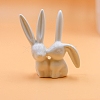 Porcelain Rabbit Sculpture Display Decorations PW-WG617B0-01-3