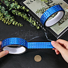50M Laser Shining Bopp Plastic Scrapbook Decorative Adhesive Tapes AJEW-WH20002-57A-06-3