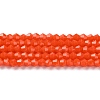 Opaque Solid Color Imitation Jade Glass Beads Strands LS-EGLA-A039-P4mm-D03-1
