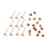 Brass Post Earring Findings EC593-RG-NF-3