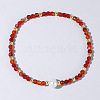 Natural Carnelian Beaded Stretch Bracelets for Women BG9690-5-1