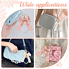 2Pcs 2 Colors Polyester Keychains KEYC-BBC0001-04A-6
