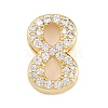 Brass Micro Pave Cubic Zirconia Pendants KK-B167-22G-8-1