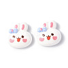 Opaque Resin Cabochons CRES-P023-02D-1
