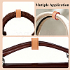5Pcs 5 Styles Cowhide Sew on Leather Belt Loop for Bag Strap FIND-CL0001-74B-5