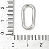 Brass Spring Gate Rings KK-S527-01P-B-3