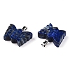 Natural Lapis Lazuli Carved Butterfly Pendants G-N342-01C-3