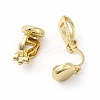 Alloy Clip-on Earring Findings PALLOY-M208-02G-1