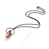 304 Stainless Steel Openable Perfume Bottle Pendant Necklaces NJEW-I239-05R-2