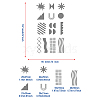 Stainless Steel Cutting Dies Stencils DIY-WH0242-263-2