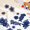 HOBBIESAY 20Pcs 10 Style Lace Polyester Embroidery Organza Ornament Accessories PATC-HY0001-05-6
