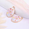 Alloy Enamel Pendants PW-WGEA8C0-02-1