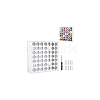 49-Hole Plastic Paint Organizer Stands ODIS-WH0038-132-9