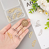 20Pcs 2 Colors Stainless Steel Outline Connector Charms STAS-UN0047-49-4