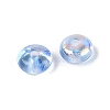 Baking Paint Electroplate Transparent Glass Beads EGLA-Q141-01A-A07-2