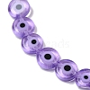 Handmade Evil Eye Lampwork Beads Strands LAMP-G164-10B-02-3