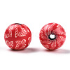 Handmade Polymer Clay Beads CLAY-T020-39G-3