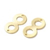 Brass Filigree Connector Charms KK-F880-04G-2